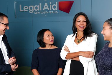 Legal Aid Refugee Service team