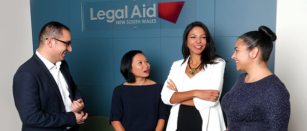 Legal Aid Refugee Service team