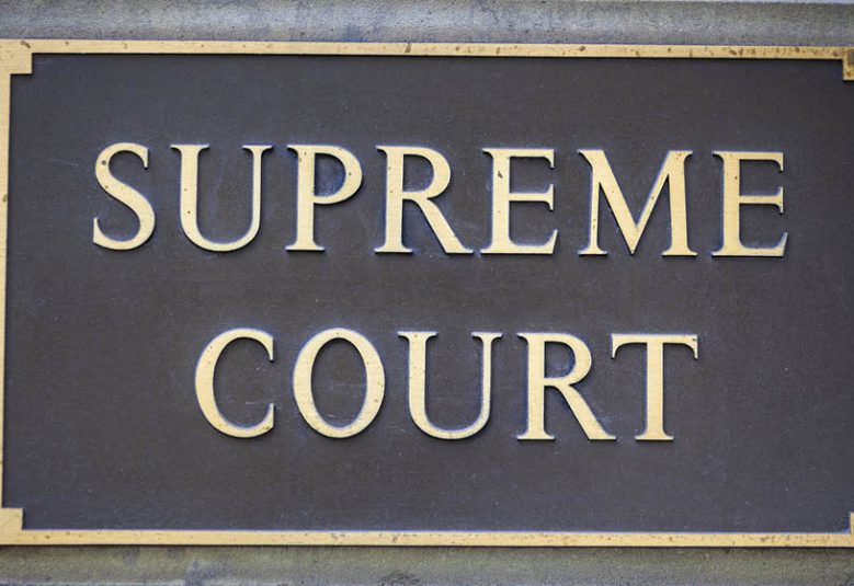 Supreme Court plaque