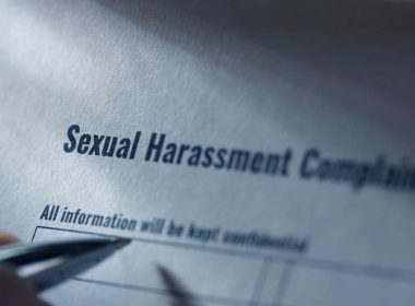 Pen filling in sexual harassment complaint form