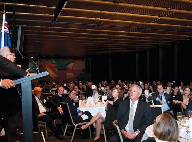 Stan Grant speaking at 2016 Justice Awards at NSW Parliament on 13 October 2016. Copyright Stan Grant.