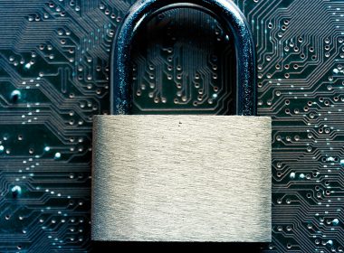 Cyber security padlock