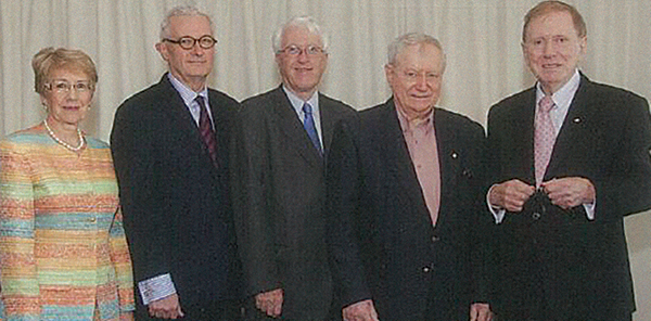 Governor Beazley and her predecessors: five Presidents of the NSW Court of Appeal.
