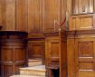 Empty witness stand