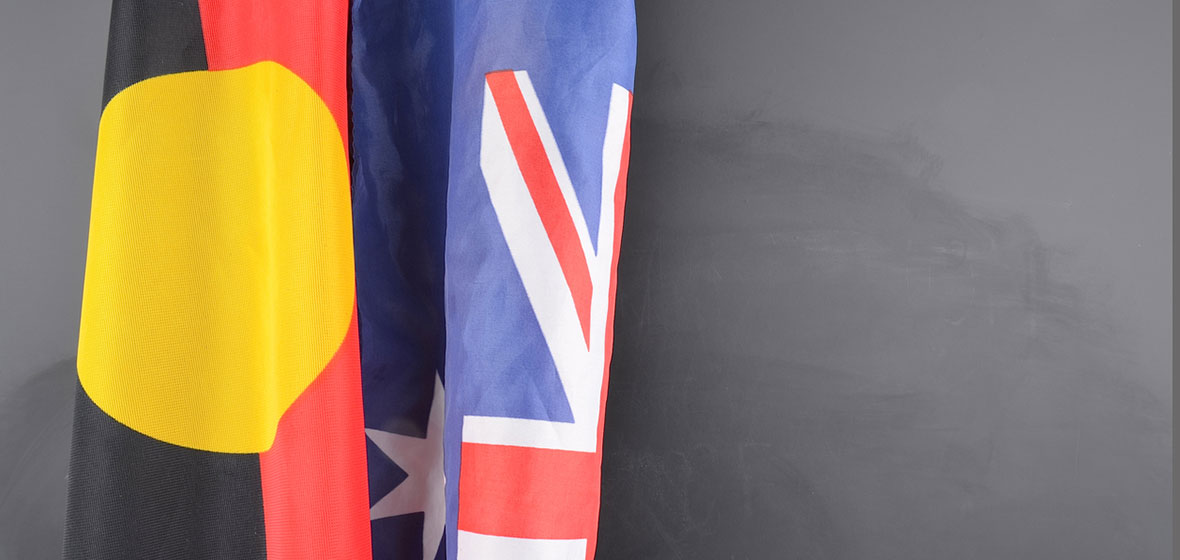 Aboriginal and Australian flag