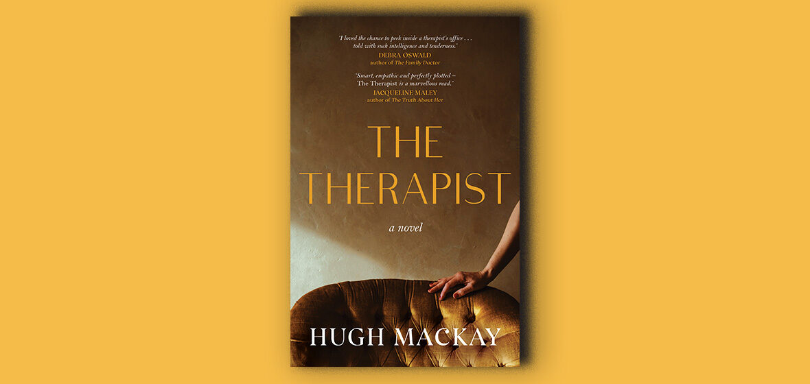 photo of the cover of the book The Therapist by Hugh Mackay